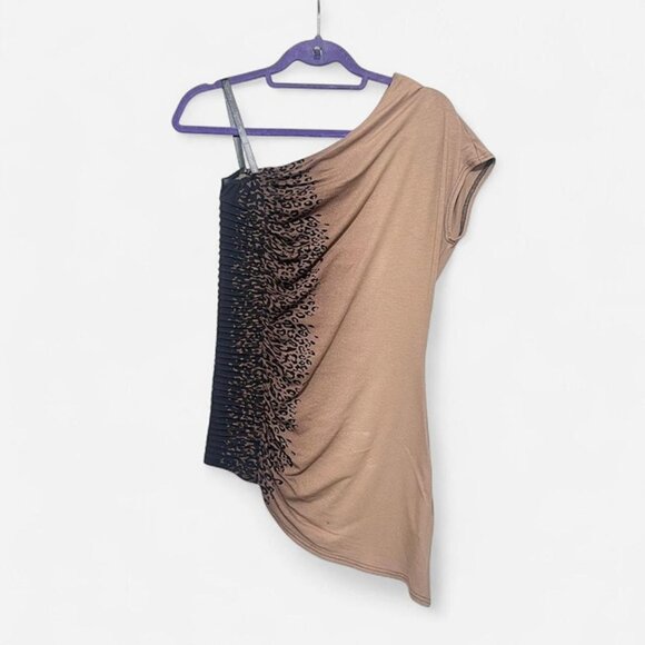 Joseph Ribkoff one shoulder top blouse size 8 - Picture 1 of 8